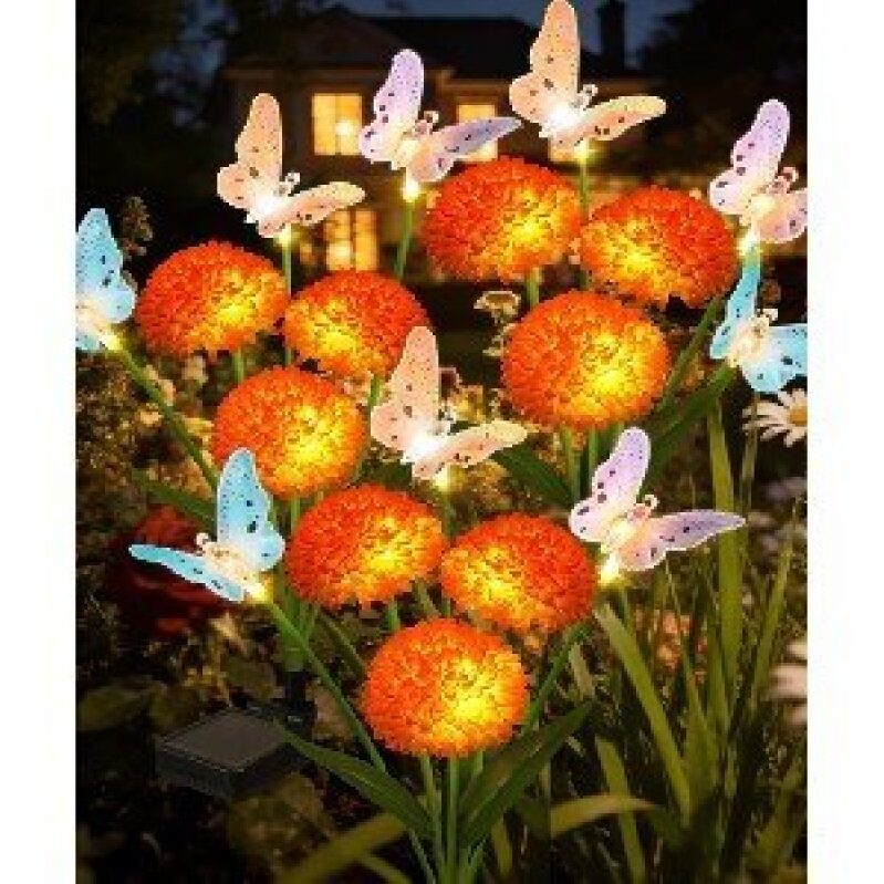 Solar-Powered Butterfly Garden Lights for Stunning Outdoor Decor