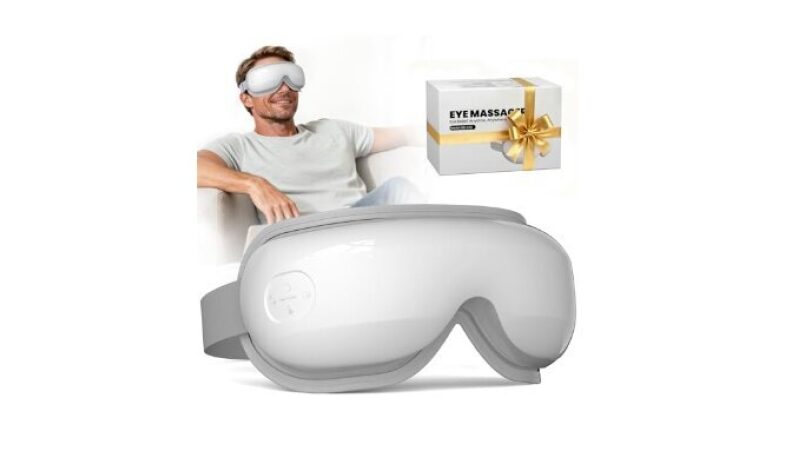 Arace Eye Massager: Heated Eye Mask for Migraines Relief