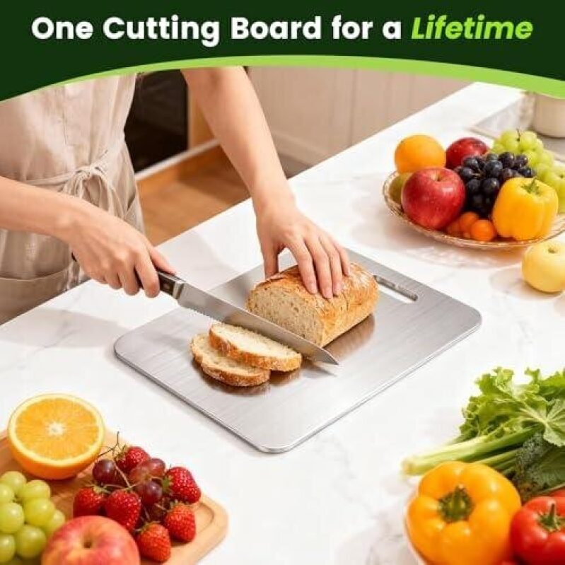 Titanium Cutting Board - 60% Off: One Board for a Lifetime