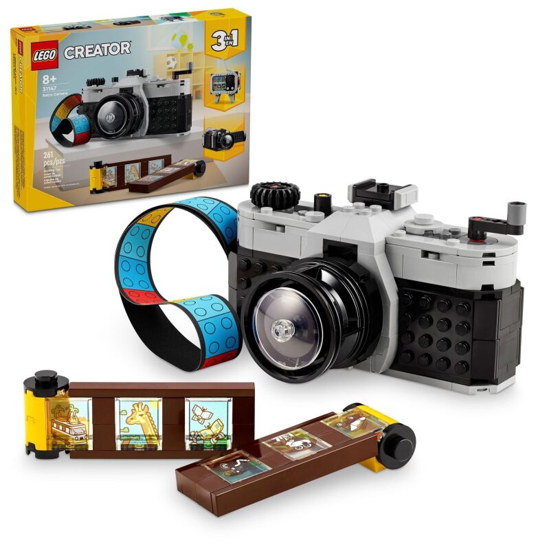 LEGO Creator Retro Camera Toy Building Set - Ideal for Ages 8 and Up