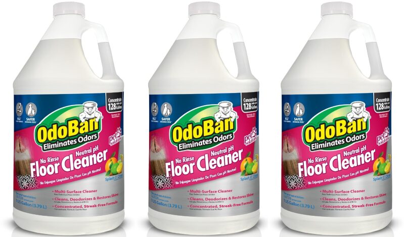 OdoBan No Rinse Neutral pH Floor Cleaner 3-Gallon