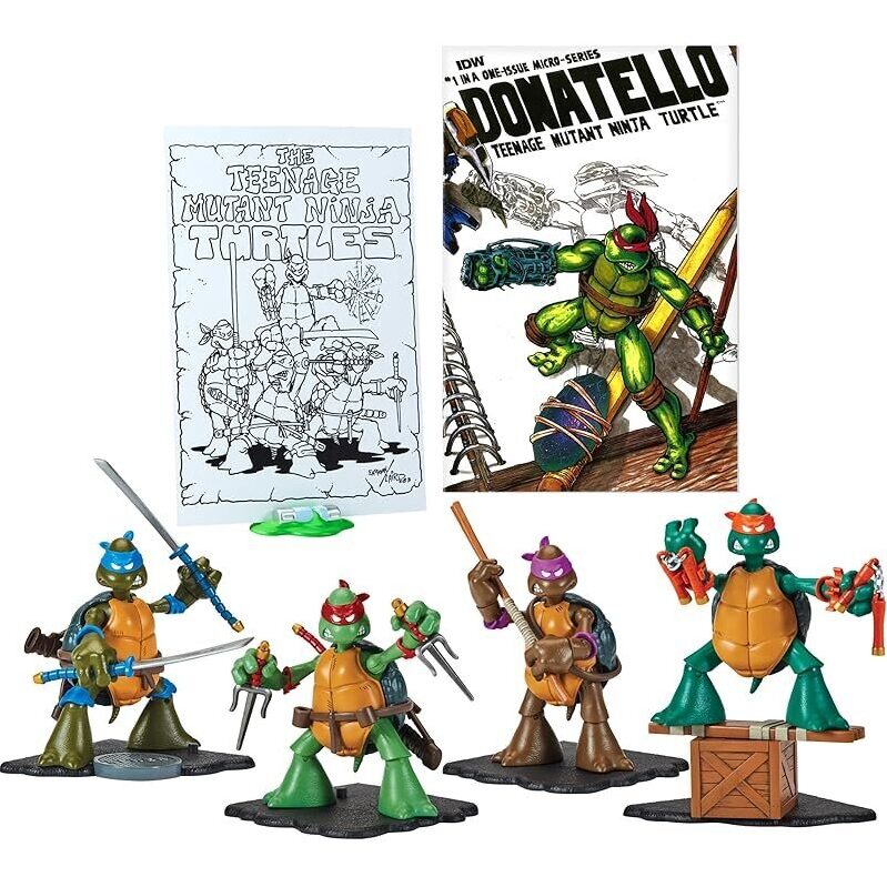 Teenage Mutant Ninja Turtles Original Sketch Collector Figure Set