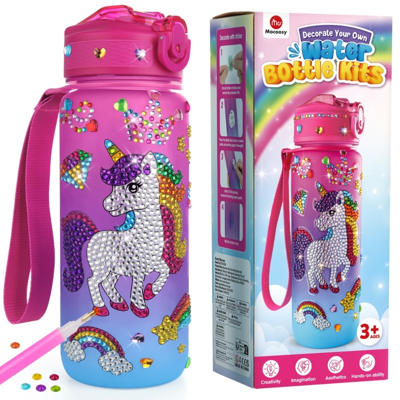 Mocoosy Unicorn & Mermaid Water Bottle 27oz