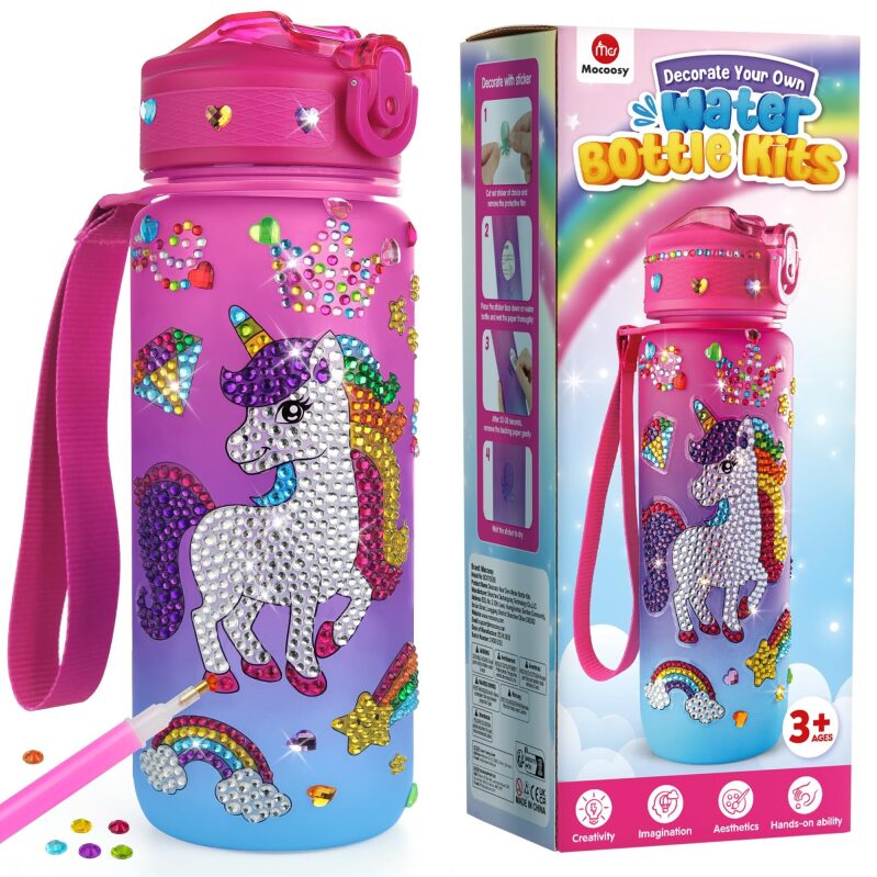 Mocoosy Unicorn & Mermaid Water Bottle 27oz
