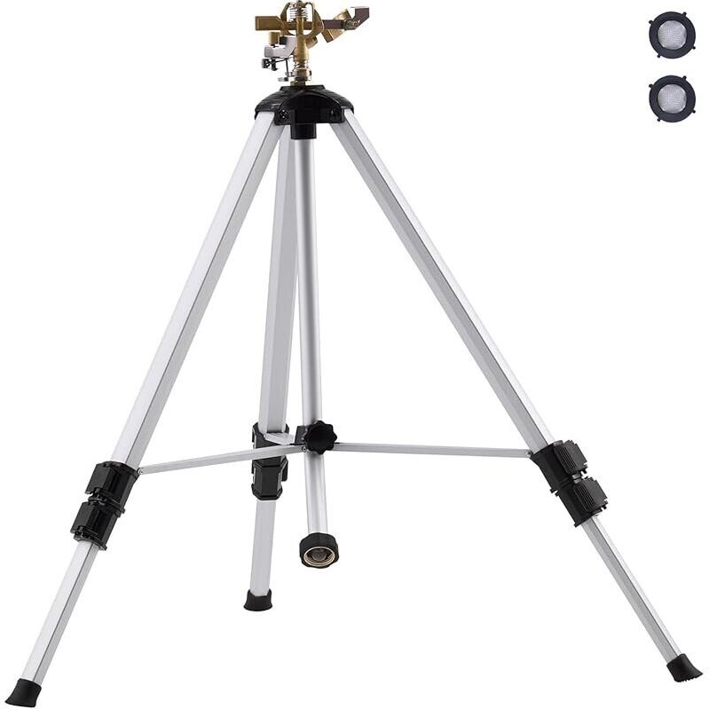 VEVOR Impact Sprinkler on Tripod Base - Efficient Large Area Irrigation