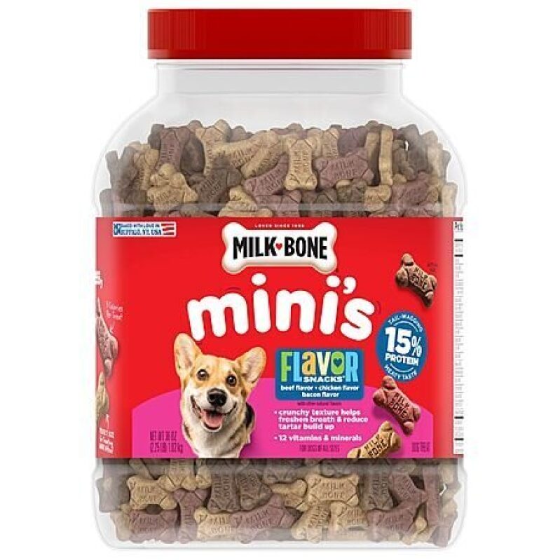 Milk-Bone Flavor Snacks Mini Dog Biscuits - 36 Ounce