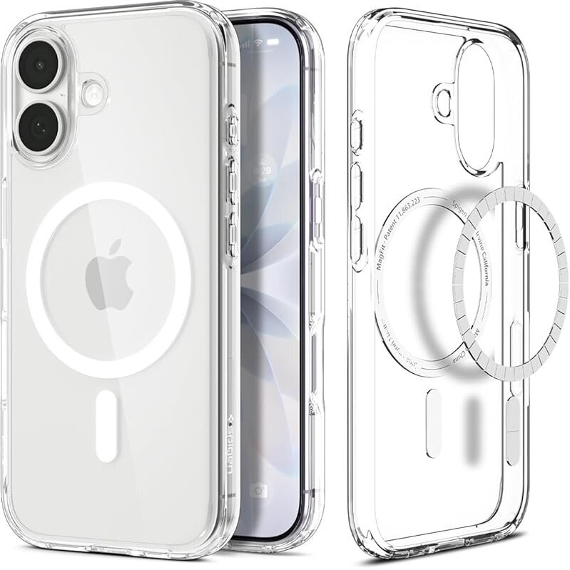 Spigen Ultra Hybrid MagFit Clear Case for iPhone 17 - Slim, Durable, Transparent