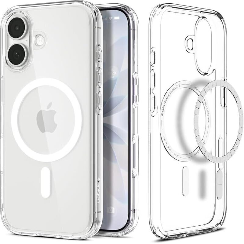 Spigen Ultra Hybrid MagFit Clear Case for iPhone 17 - Slim, Durable, Transparent