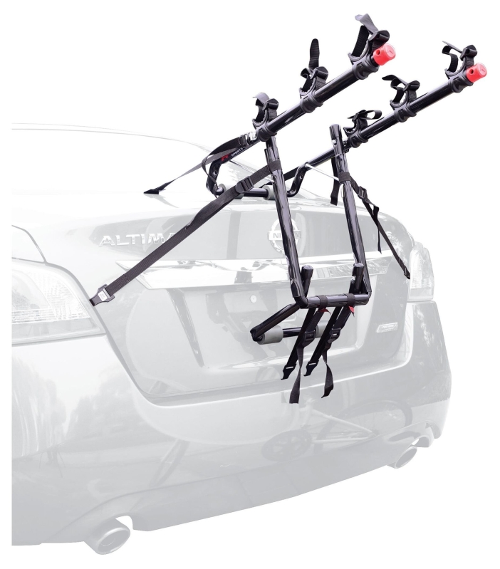 Allen Sports Deluxe 3-Bicycle Trunk Mounted Bike Rack Carrier
