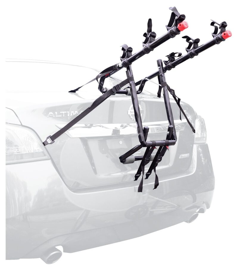 Allen Sports Deluxe 3-Bicycle Trunk Mounted Bike Rack Carrier