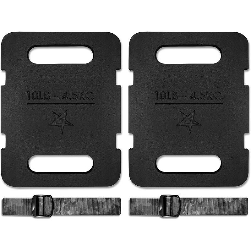 Yes4All Attachable Rucking Weight for Backpack, 20LB - Perfect for Fitness Enthusiasts