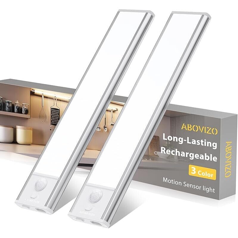 2 Pack Abovizo LED Under Cabinet Lighting