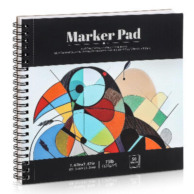 Premium 50-Page Marker Sketch Pad - Ideal for Artists