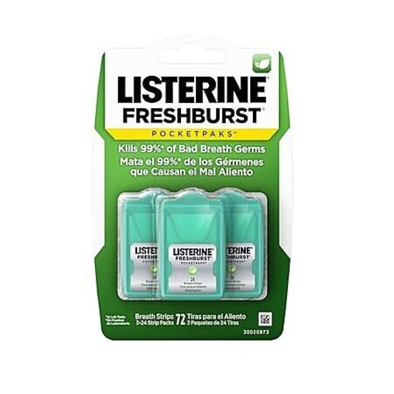 2 x 3-Pack Listerine Freshburst Breath Strips - Affordable Freshness