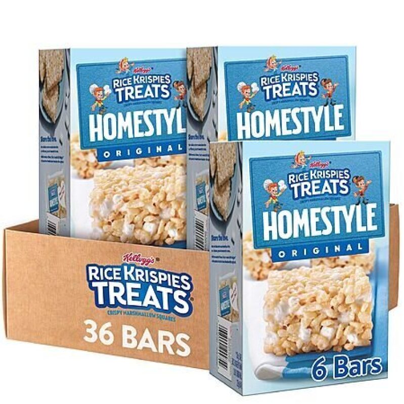 Rice Krispies Treats Homestyle Original Marshmallow Snack Bars - 36 Count