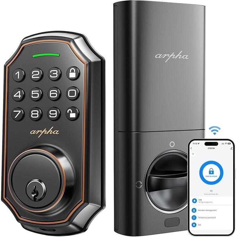 Arpha D180 Keyless Entry Keypad Deadbolt Smart Door Lock