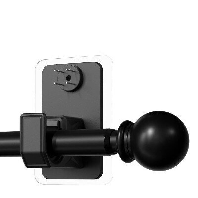 No-Drill Adjustable Window Curtain Rod