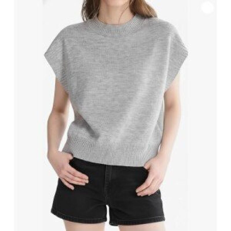 Stylish Orolay Women's Short Sleeve Knit Vest