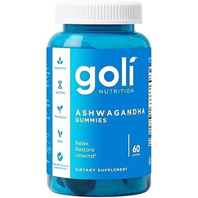 60-Count Goli Ashwagandha & Vitamin D Gummy - Premium Wellness Boost