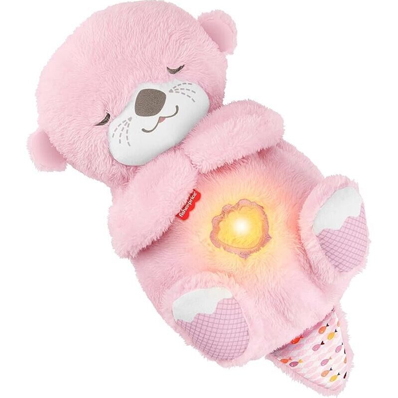 Fisher-Price Baby Toy Soothe N Snuggle Otter Pink Plush Sound Machine