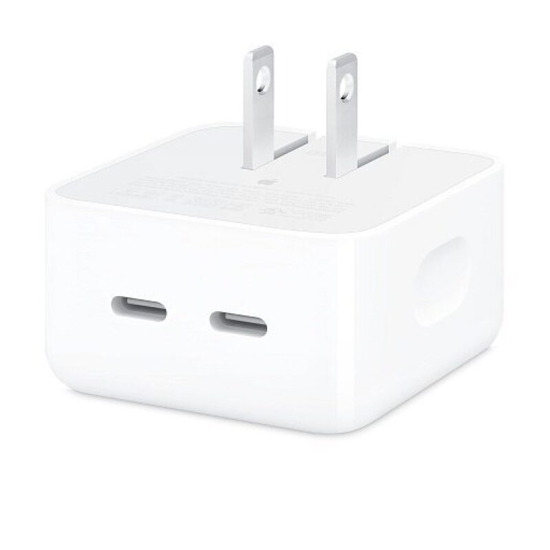 Apple 35W Dual USB-C Charger - Compact & Efficient Power Solution