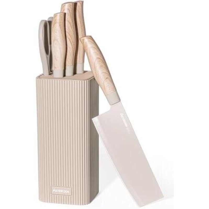 Astercook Knife Set with 50% Discount - High-Quality Blades and Ergonomic Handles