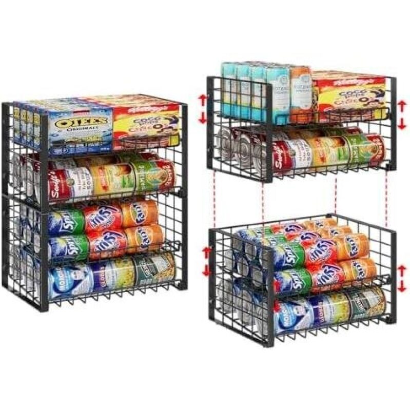 Stackable Can and Jar Organizer - 56% Off