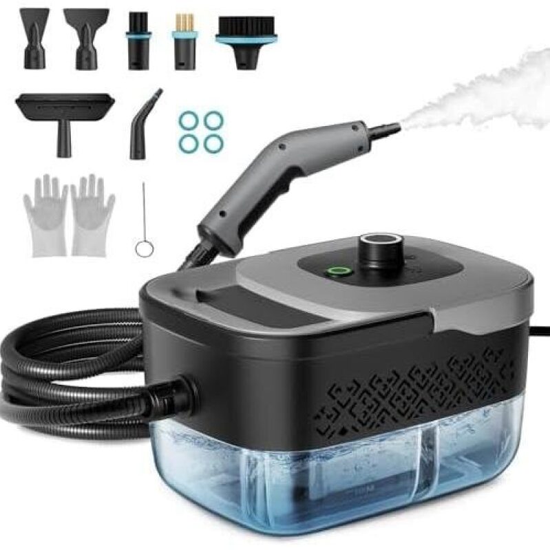 High-Powered 1800W Steam Cleaner with 1600ml Tank - 50% Discount