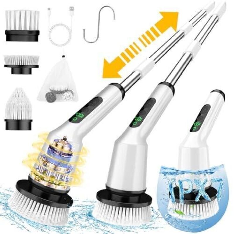 FOREVERCLEAN IPX7 Waterproof 3-Head Rotating Brush - 50% OFF