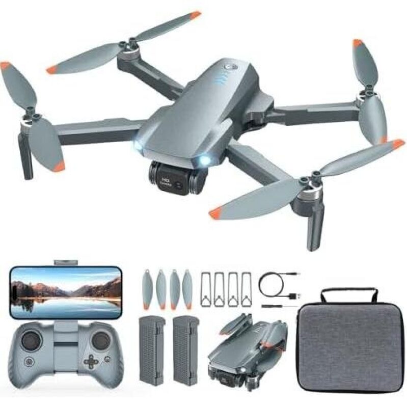 双电 1080P Portable Voice Gesture Drone - 60% Discount