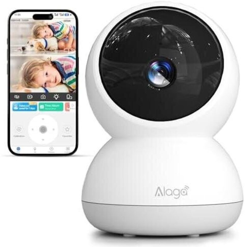 Alaga 3K Full HD Indoor Camera with 50% Discount