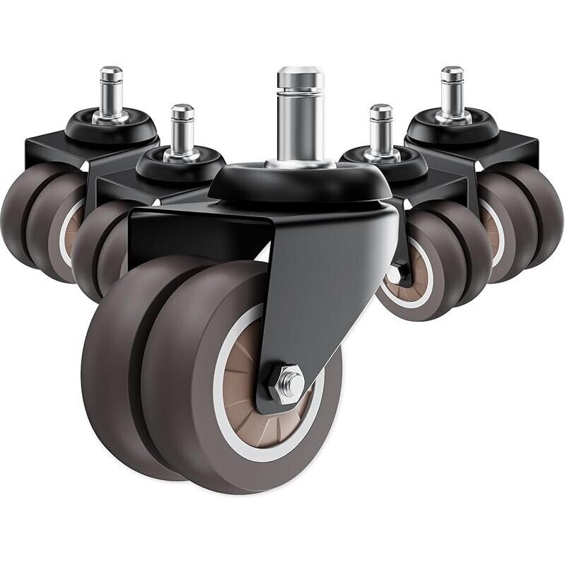 Upgrade Your Office Chair with 5-Pack ASHGOOB 2 Inch Wheels