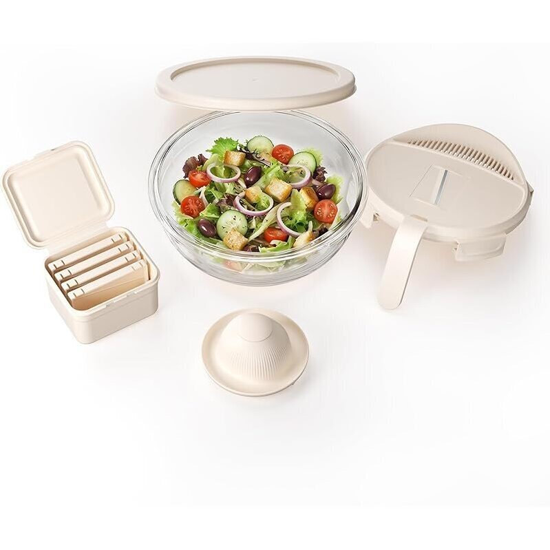 Genicook Salad Chopper with Bowl - Efficient Salad Preparation