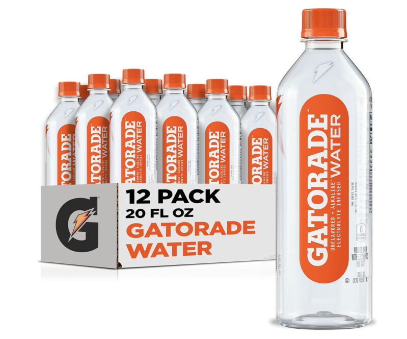 Gatorade Original Electrolyte Water - 20oz Bottles, 12 Pack