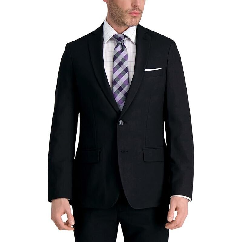 Haggar Men's Smart Wash with Repreve Slim Fit Stretch Suit