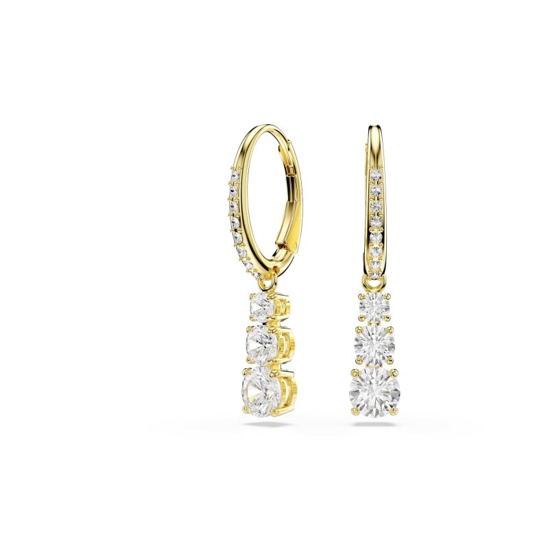 Swarovski Stilla Attract Gold Crystal Earrings: Unbeatable Deal!