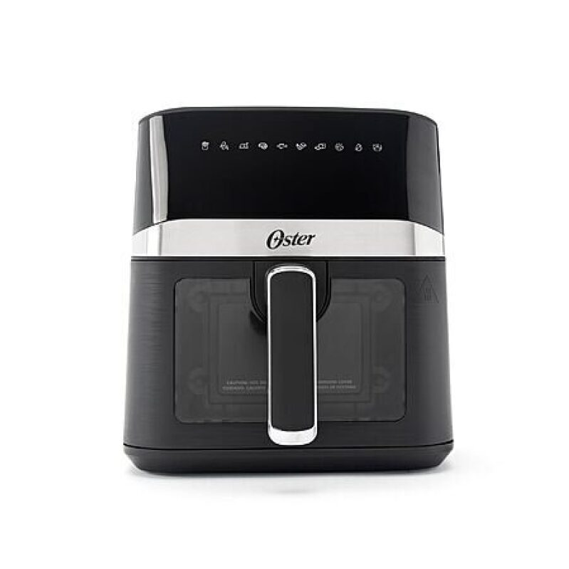 4 Quart Compact Digital Air Fryer with Window - Black