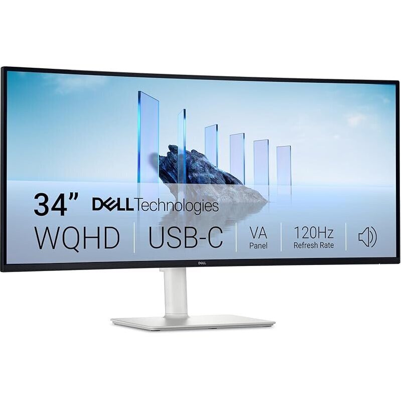 Dell S3425DW 34-Inch Curved USB-C Monitor: Premium Comfort and Performance
