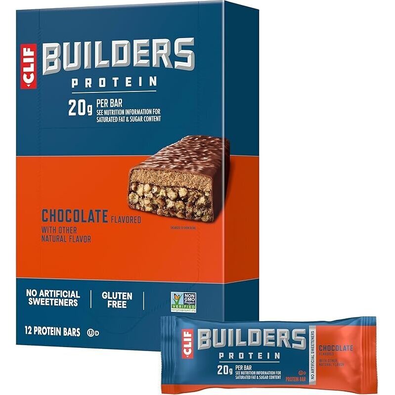 CLiF BUILDERS Protein Bars Chocolate Flavor - 12pk