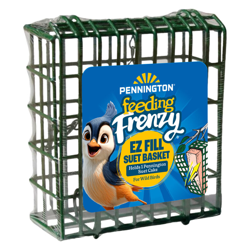 Pennington Feeding Frenzy EZ Fill Suet Basket - Ideal for Wild Birds