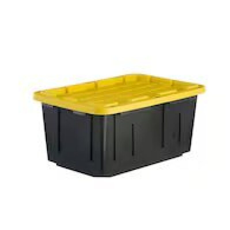 Project Source Commander 27G Heavy Duty Storage Tote - Durable and Stackable