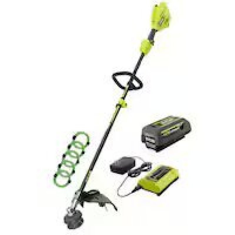 RYOBI 40V 15-in Battery Attachment Capable String Trimmer w/Battery & Charger