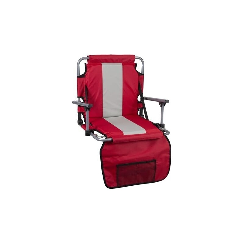 Stansport Tubular Frame Folding Stadium Seat - Perfect for Sports and Events