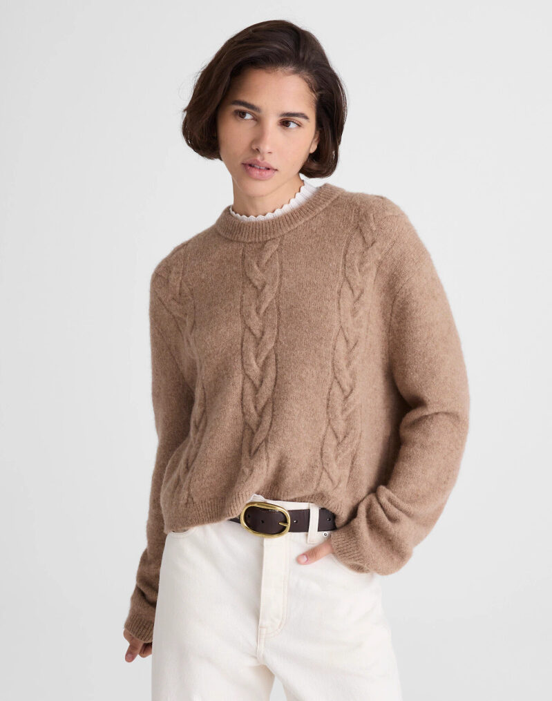 Madewell CloudSoft Off-Shoulder Sweater - Affordable Comfort