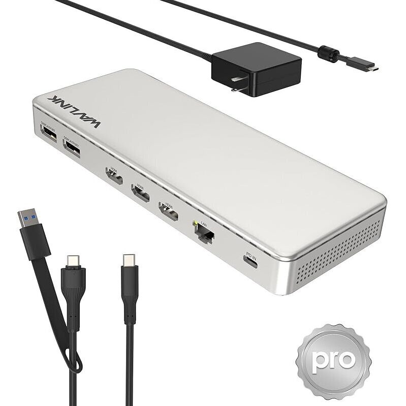Wavlink SM770 100W Triple Monitor Docking Station - Ultimate Connectivity Solution