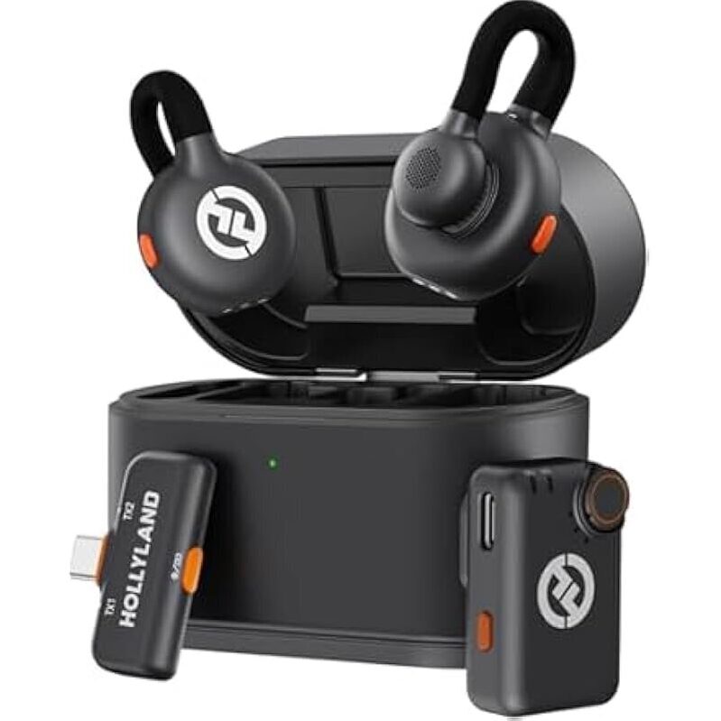HollyView Wireless Microphone Mini Combo for Professional Use