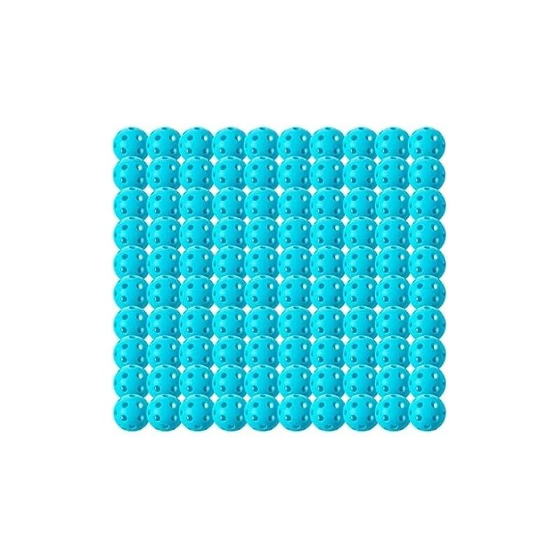 100-Pack Franklin Sports X-26 Indoor Pickleballs - Premium Quality & Consistent Performance
