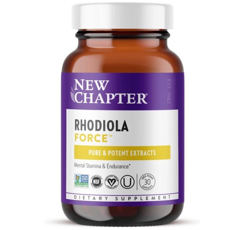 New Chapter Rhodiola Force Supplement: Enhance Stamina and Mental Clarity