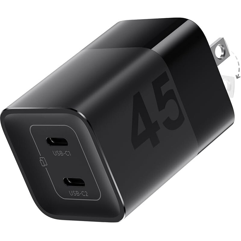 Powerful Wegear 45W GaN 2-Port USB-C PPS Wall Charger