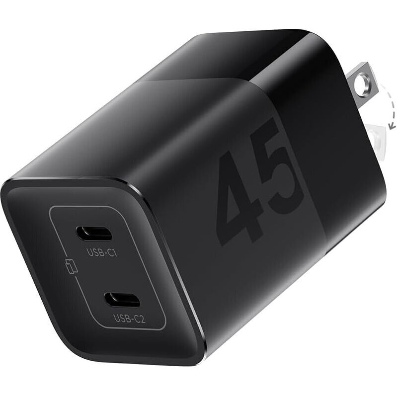 Powerful Wegear 45W GaN 2-Port USB-C PPS Wall Charger